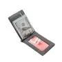 Custom LOGO slim wallet US Custom hot-selling rfid genuine leather men money clip wallet
