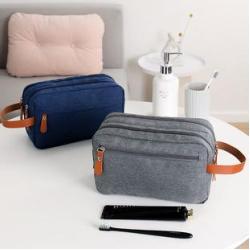 KBW771 Hot Men's Toiletry Bag Large Capacity Travel Organizer Oxford Cloth Compartment Cosmetic Organizer Bag Custom Logo