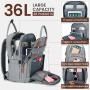 LOVEVOOK Hot Sale 15.6 17" Travel Computer Men Back Pack Bag Nylon Anti Theft USB Laptop Waterproof Business Backpack With Lock