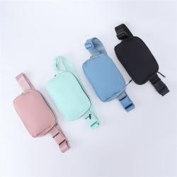 Keymay RTS 38 Colors Inner Mesh Pocket Sport Bum Waist Bag Nylon Women Chest Bag Everyday Belt Bag Nylon Fanny Sports Waist Pack