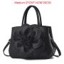 2024 Newest wholesale Pu leather shoulder bags large capacity ladies flower fashion trends crossbody bags women handbags