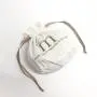 Custom Round Bottom Cotton Muslin Candle Soap Packaging Dust Bag Drawstring Natural Cotton Gift Candle Pouch