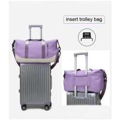 Fitness Travel Duffle Bag Portable Dry And Wet Separation Sports Weekend Shoulder Tote Gym Bag