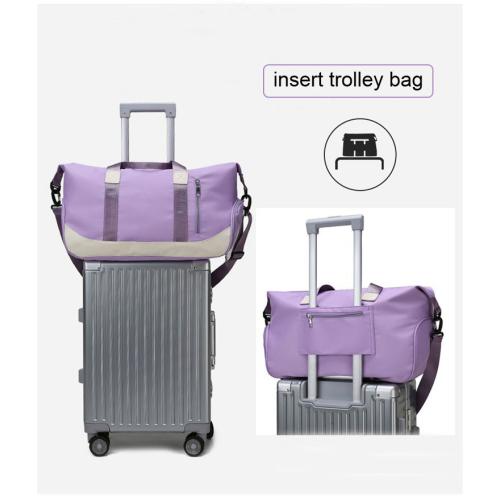 Fitness Travel Duffle Bag Portable Dry And Wet Separation Sports Weekend Shoulder Tote Gym Bag