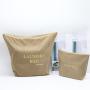 Wholesale Velvet Zipper Travel Cosmetic Bag Envelope Drawstring Shoe Clothing Packaging Pouch Microfiber Jewelry Bag