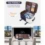 LOVEVOOK 4pc/set Large capacity 40L Waterproof laptop Travel Camping Hiking Bag TSA-friendly Backpacks with 3 Packing Cubes