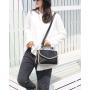 Custom logo PU leather Casual  bags women  handbag purse and fashion square shoulder bags with strong sewing