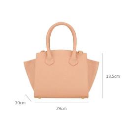 Factory Luxury Customized Brand Wholesale PU Leather Messenger Bags Big Capacity Woven Strap Trendy Crossbody Bag Women Handbags