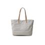 2024 Custom Logo Large Canvas Tote Bag For Women Ladies Luxury With Leather Handle