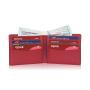 Wholesale leather wallet men card holder carbon fiber bifold wallet pu wallets for men