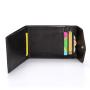 CUIKCA Fashion RFID Wallet Women Men Mini Ultrathin Leather Wallet Slim Wallet Coins Purse Credit ID  Card Holders For men