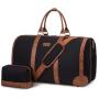 LOVEVOOK lay-flat Design Duffle Bag for Travel Business Carry on Overnight Weekend Gym Bag with Shoes Pouch Travel Bags for Men