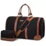 LOVEVOOK lay-flat Design Duffle Bag for Travel Business Carry on Overnight Weekend Gym Bag with Shoes Pouch Travel Bags for Men