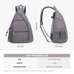 LOVEVOOK Best Selling Quilted Sports Pickle Ball Bag Racket Tennis Paddle Tote Carryon Bag Fashion Pickleball Sling Bag Backpack