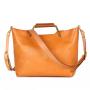 2024 Custom Vegetable Tanned Genuine Leather Handbag For Women Luxury With Inside Small Bag