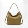 2024 Custom Vegan Leather Shoulder Bucket Bag For Women Fashion Crossbody Purse