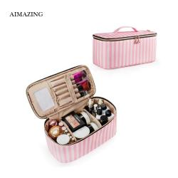 Rest Room Organizer Make up Cosmetic Case Mirror Storage Drawers Make up Organizer Makeup Storage Box Professional Make up Bags