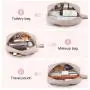 OEM ODM Professional Quilted Cosmetic Pouch Luxury Makeup Bag Elegant Roomy Travel Toiletry Cosmetic Bags with Handle