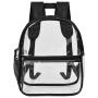 SC029 PVC Clear Backpacks High Quality Waterproof Transparent Book Bags for School Casual Outdoor Travel Backpack