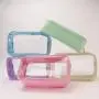 Low Price of 4 Size Popular Clear PVC Makeup Box Packaging Makeup Bag Sets Plastic Clear Travel Washbag Cosmetics Bag