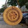 CCF658 Natural Rattan Round Bag Hand ins Straw Beach Bags for Summer Single-Shoulder Handmade Hollow Women Straw Crossbody Bag
