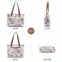2022 LOVEVOOK wholesale Casual bag Multifunction Oxford ladies shoulder bags 2pc handbags sets 15.6in laptop women tote bags