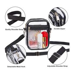 KBW643 Hot Sale Transparent PVC Shoulder Crossbody Travel Shopping Bag High Quality Beach Organiser Wallet Bags Bag
