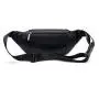 Top Quality Outdoor Sport Men Leather Crossbody Shoulder Waist Bag Pack Belt Bag