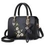 2024 Women's Fashionable Embroidered Ladies Handbag Portable Single Strap Messenger Bag for Foreign Trade