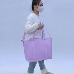 Keymay Free Shipping Stock 5 Colors Women's  Weekender Shoulder Bag Large Capacity Waterproof Nylon Tote Bag Ladies Hand Bags