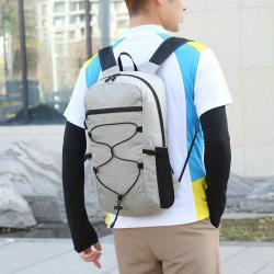 ZWY069 Wholesale Outdoor Folding Unisex Sport Shoulder Bag New Solid Color Nylon Waterproof Backpack Daily Camping Organizer Bag
