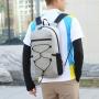 ZWY069 Wholesale Outdoor Folding Unisex Sport Shoulder Bag New Solid Color Nylon Waterproof Backpack Daily Camping Organizer Bag