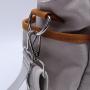 Stock Large Capacity Long Shoulder Belt Cross-body Canvas Tote Mommy Bag with Changing Mat 2 Stroller Strap Baby Diaper Bags