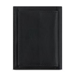Mini Genuine Leather Card Holder Wallet For Men Slim Front Pocket Short Purse