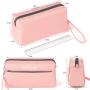 Gelory Pencil Case Canvas Penbag Estojo Escolar Estuche Large Capacity Piornik Szkolny Astuccio Scuola School Supplies Pink Cute