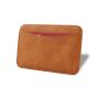Fashion leather wallet card holder ultra slim leather business credit card holder wallet