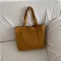 2023 Canvas Tote Bag For Ladies Pure Color Large Capacity Wholesale Women Handbags All-Match Simple Shopping Shoulder Bags