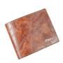 HR330 Hot Selling Hot Beach Men's Wallet Imitation Genuine Leather Fashion Youth Money Clip Short Men's Ticket Clip Handheld