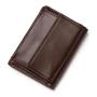 CUIKCA HF017 New Fashion PU Leather Men Wallets Short Design Purse Button Coins Case Business ID & Card Holders Credit Card Case
