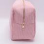Keymay RTS Stock Personalized Party Gift Large Corduroy Makeup Pouch Chenille Letter Bag Travel Storage Bag Travel Cosmetic Bag