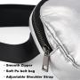 Gelory Fashionable Mini Belt Bag Travel Workout Running Hiking PU Leather Fanny Pack Chest Bag for Women