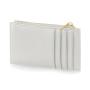 Fashion Leather Credit Card Holder Women Coin Purse Wallet Custom Saffiano Leather RFID Blocking Zipper Card Holder