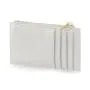 Fashion Leather Credit Card Holder Women Coin Purse Wallet Custom Saffiano Leather RFID Blocking Zipper Card Holder