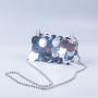 Custom bling New Design High-End Metal Tassel Bag Shiny Sequins Evening Bag Rhinestone Ring Handle Handbag For Women