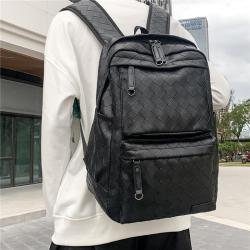 ZR116 Korean Version of Hand-woven Shoulder Versatile Leisure Travel High-capacity Male Trend Student Bag Computer Bag