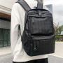 ZR116 Korean Version of Hand-woven Shoulder Versatile Leisure Travel High-capacity Male Trend Student Bag Computer Bag