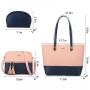 LOVEVOOK 2022 Luxury Designer Leather Women's Purse and Handbags 3 in 1 Hand Bags Set Ladies Shoulder Tote Bag Women Handbags