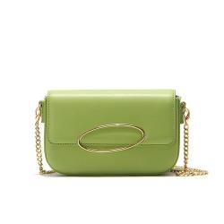 2024 Custom Oval Metal Ladies Cross Body Bag For Women Minimalist With Crossbody Chain