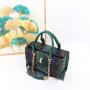 2024 top product handbag for women quality snack print ladies bag fashion box type women's designer bag girls factory 30 cm