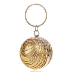 HR418 New Popular Tassel Dinner Clutch Bag Women's Luxury Handheld Banquet Bag Metal Dress Versatile Evening Party Circular Bag